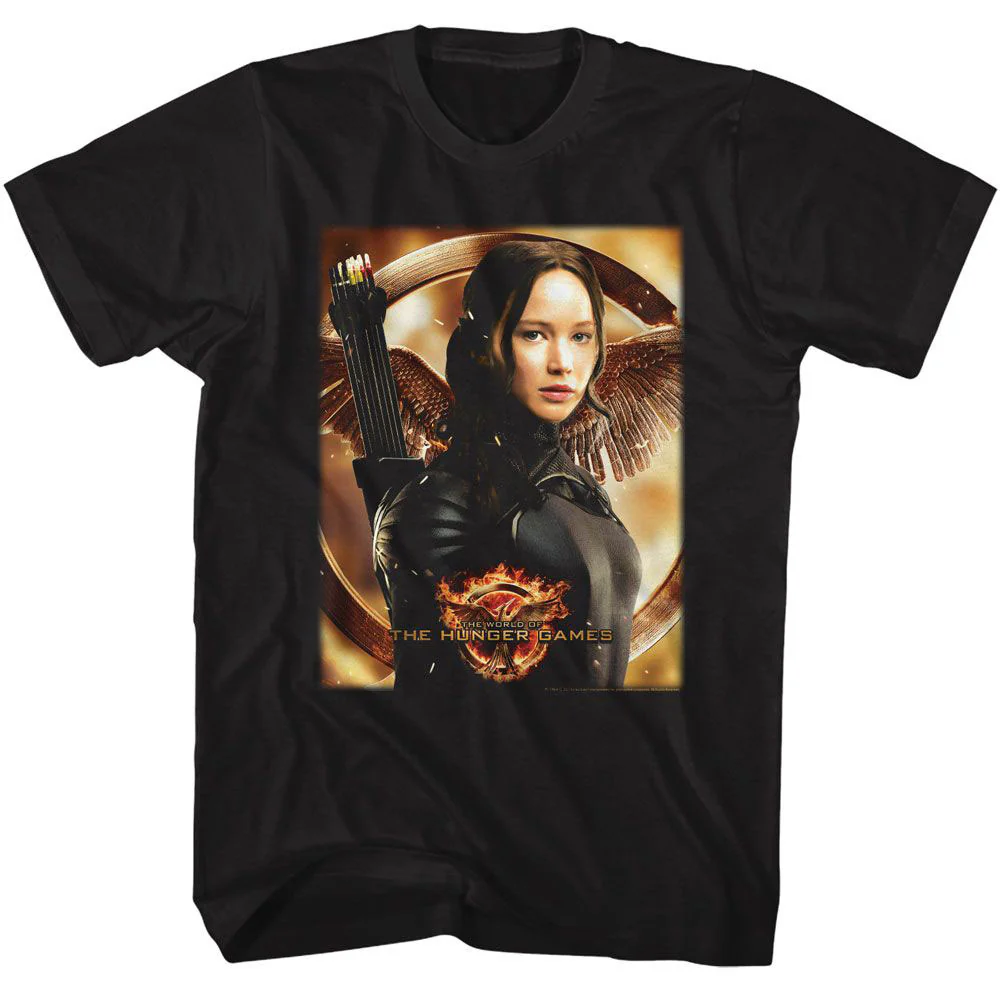 Hunger Games Hunger Games Katniss Mockingjay Bg T-shirt