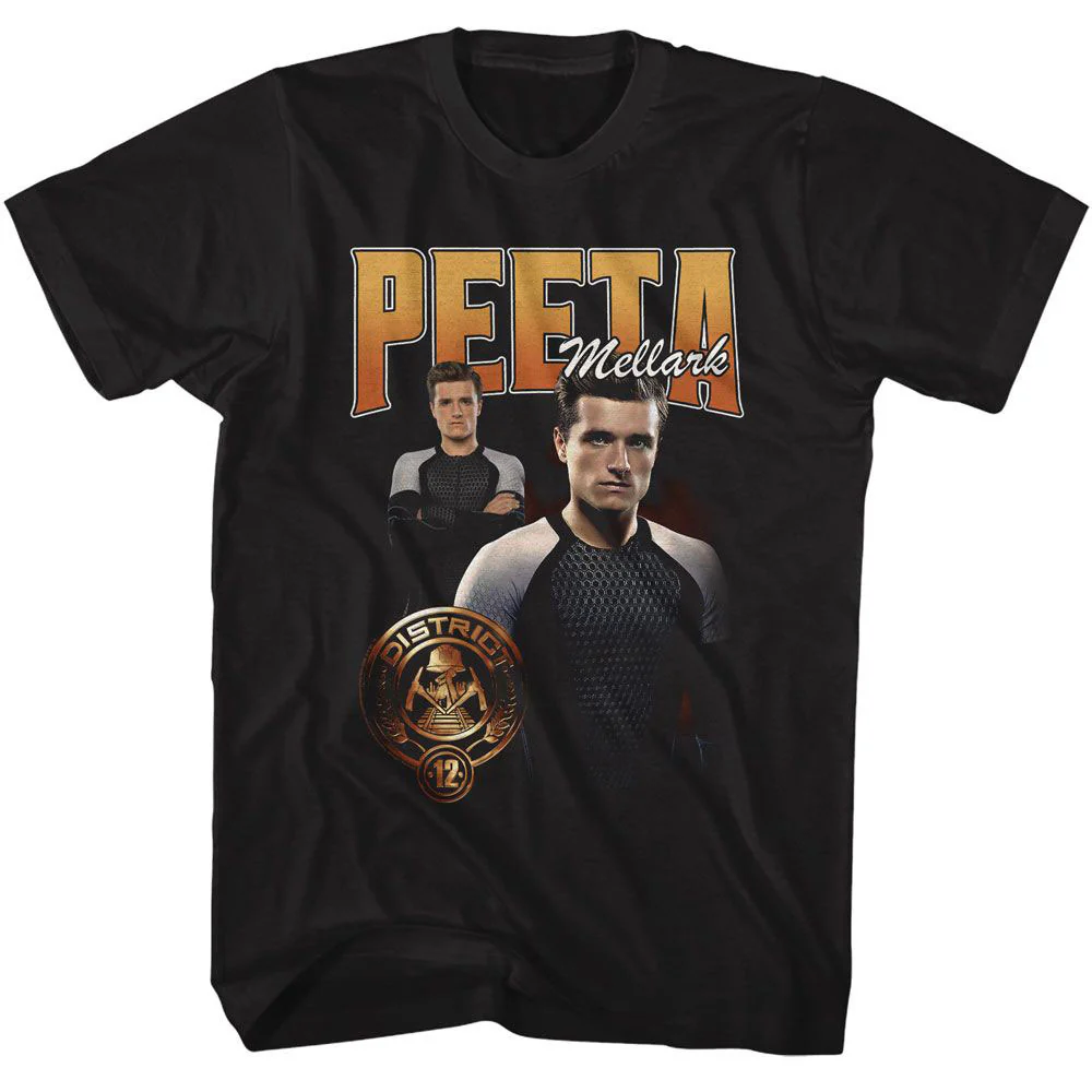 Hunger Games Hunger Games Peeta Duo Photo T-shirt