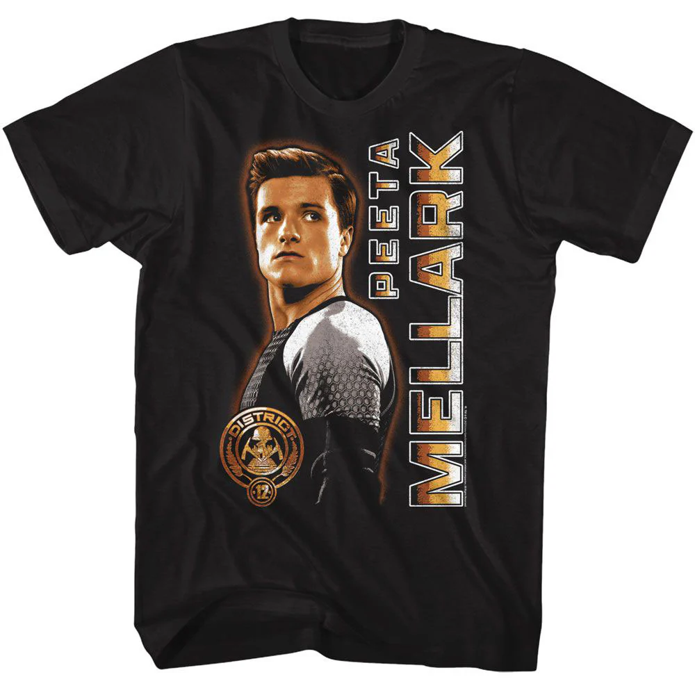 Hunger Games Hunger Games Peeta Vertical Text T-shirt