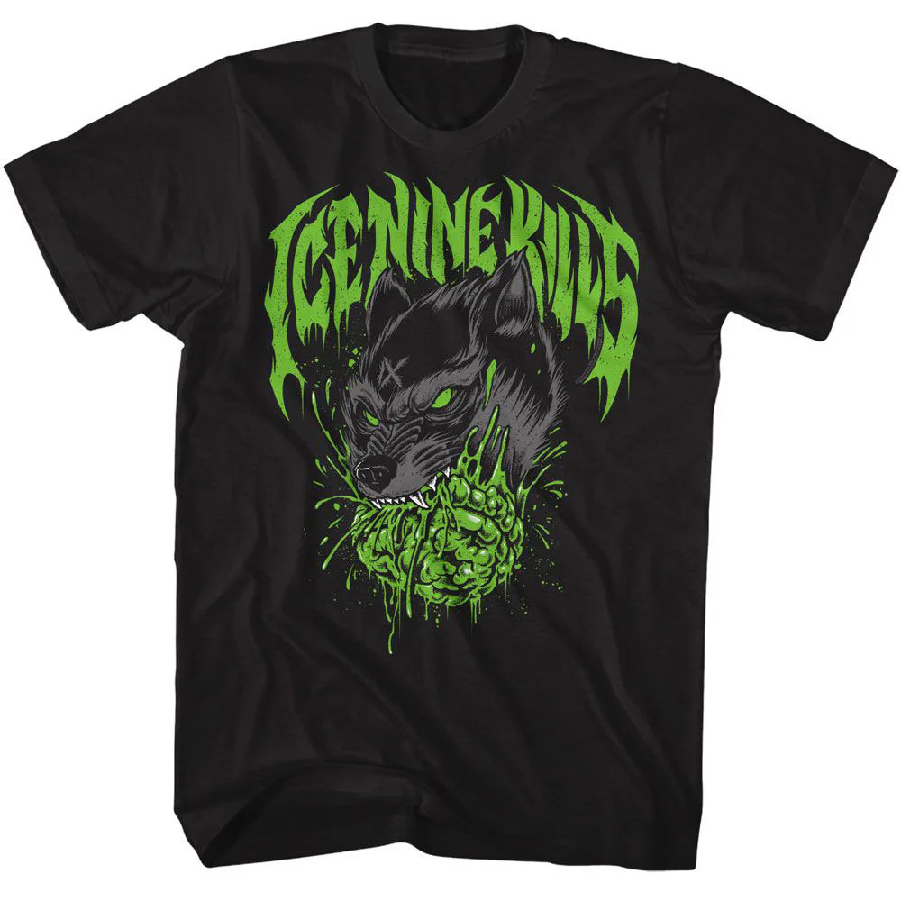Ice Nine Kills Ice Nine Kills Brain Wolf T-shirt