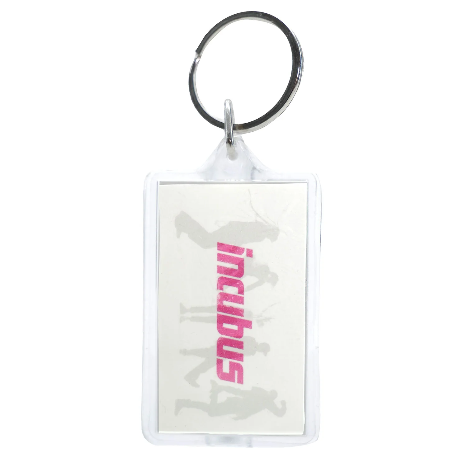 Incubus Pink Logo Plastic Key Chain
