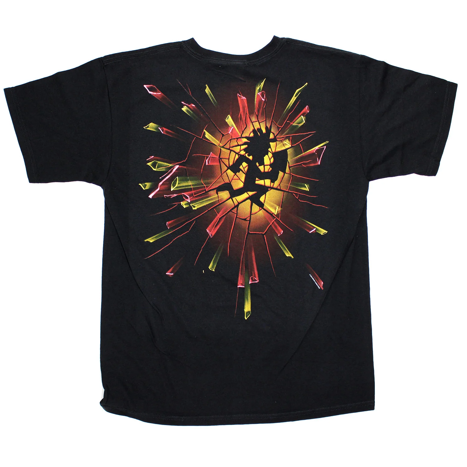 Insane Clown Posse Red & Yellow Shattered Glass T-shirt - Image 2