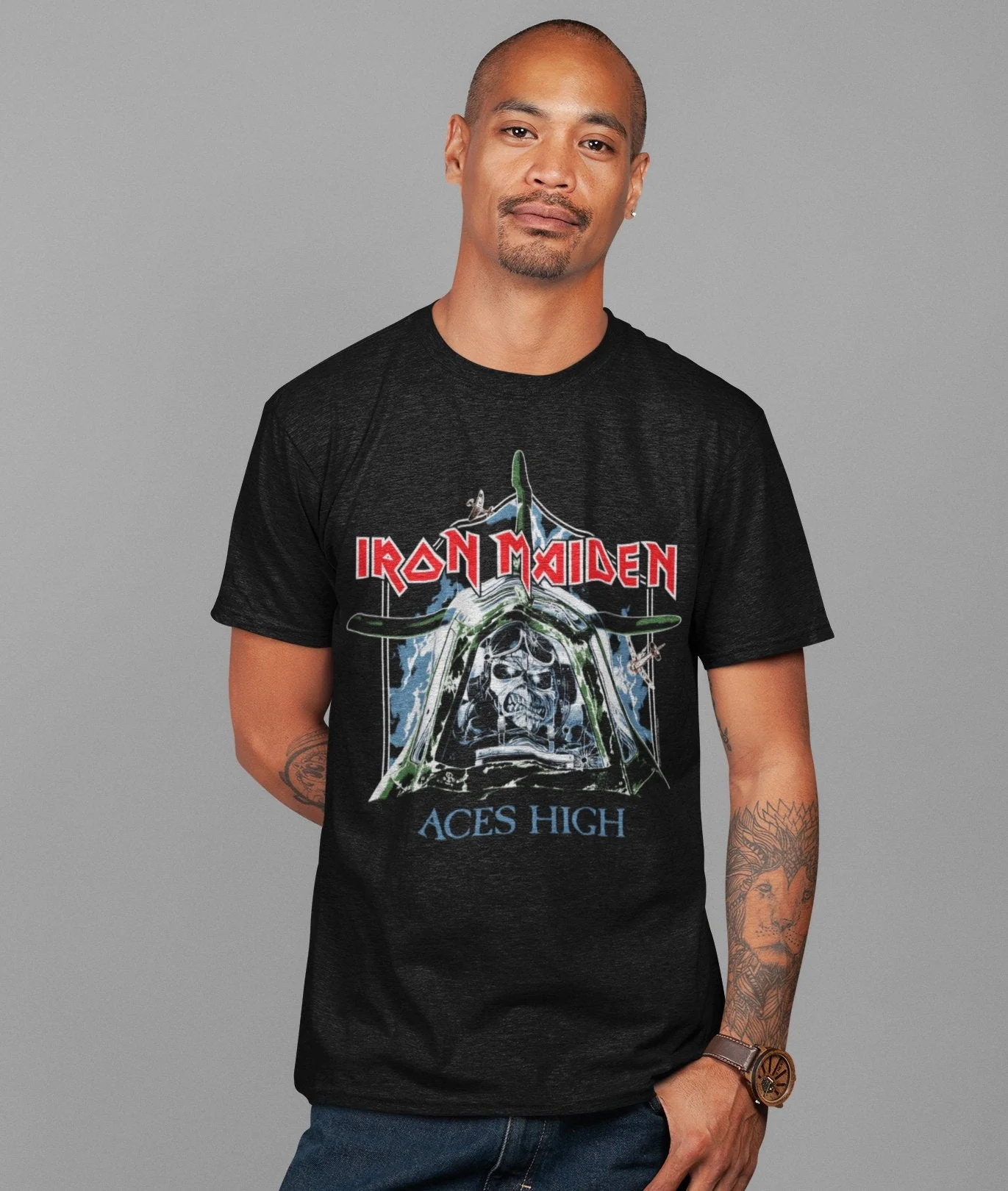 Iron Maiden - Aces High Jumbo Print T-Shirt - Image 2