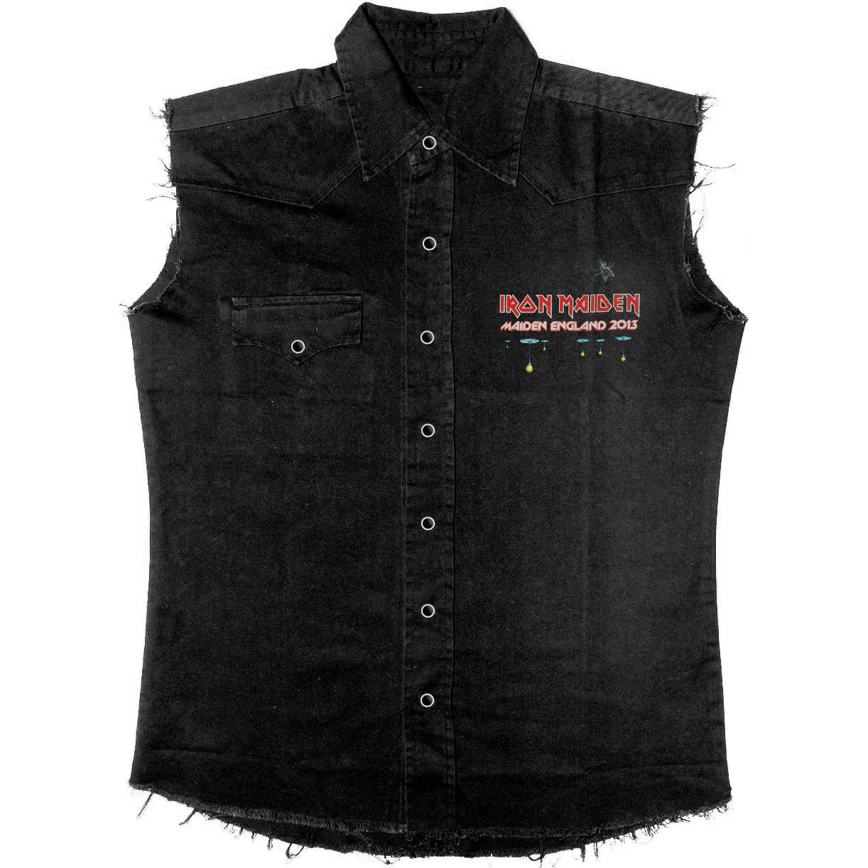 Iron Maiden Eddie Candle Finger Work Shirt