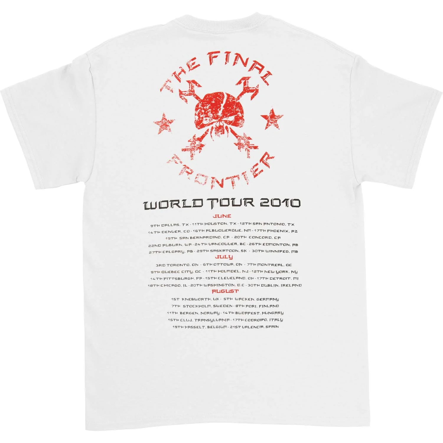 Iron Maiden El Dorado Comics 2010 Tour T-shirt - Image 2