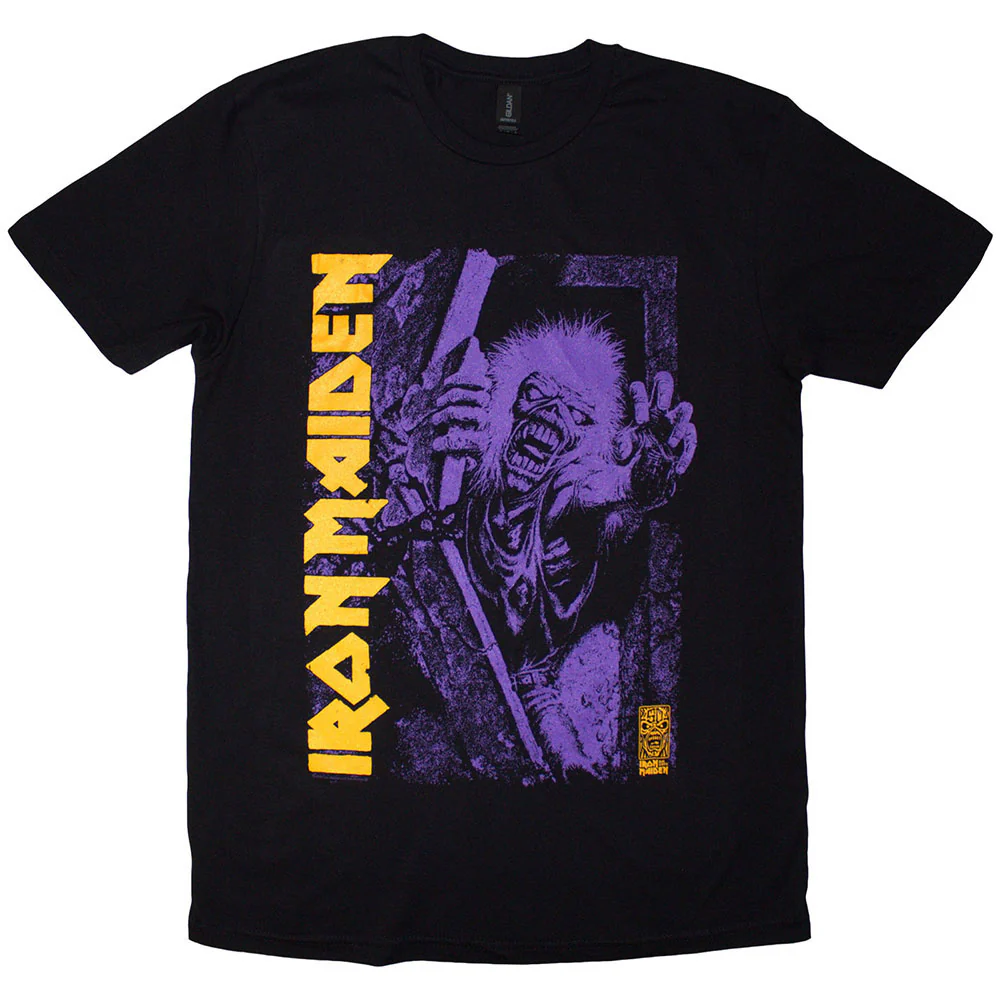 Iron Maiden Est. 1975 No Prayer Grave Purple T-shirt