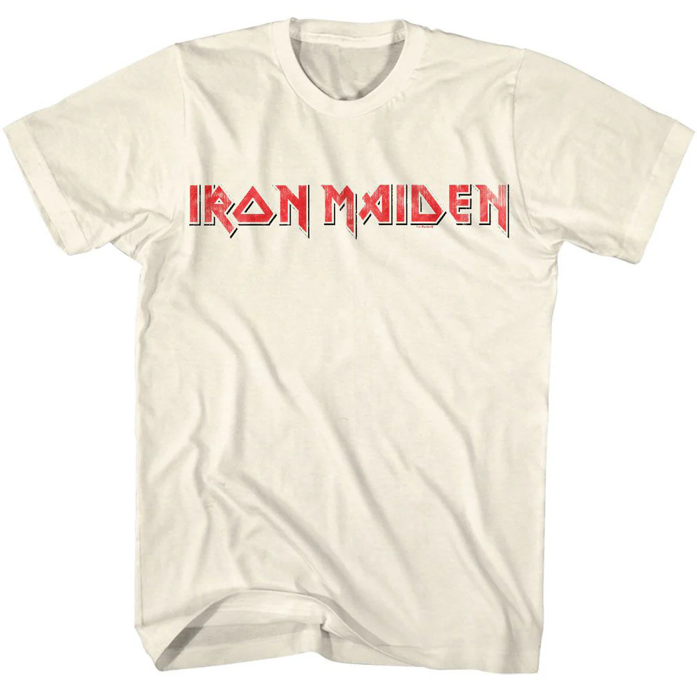 Iron Maiden Iron Maiden Red Black Logo T-shirt