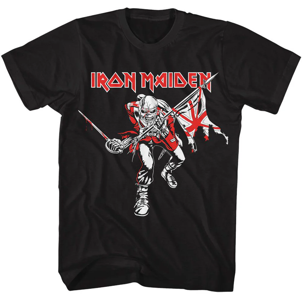 Iron Maiden Iron Maiden Red White Trooper T-shirt