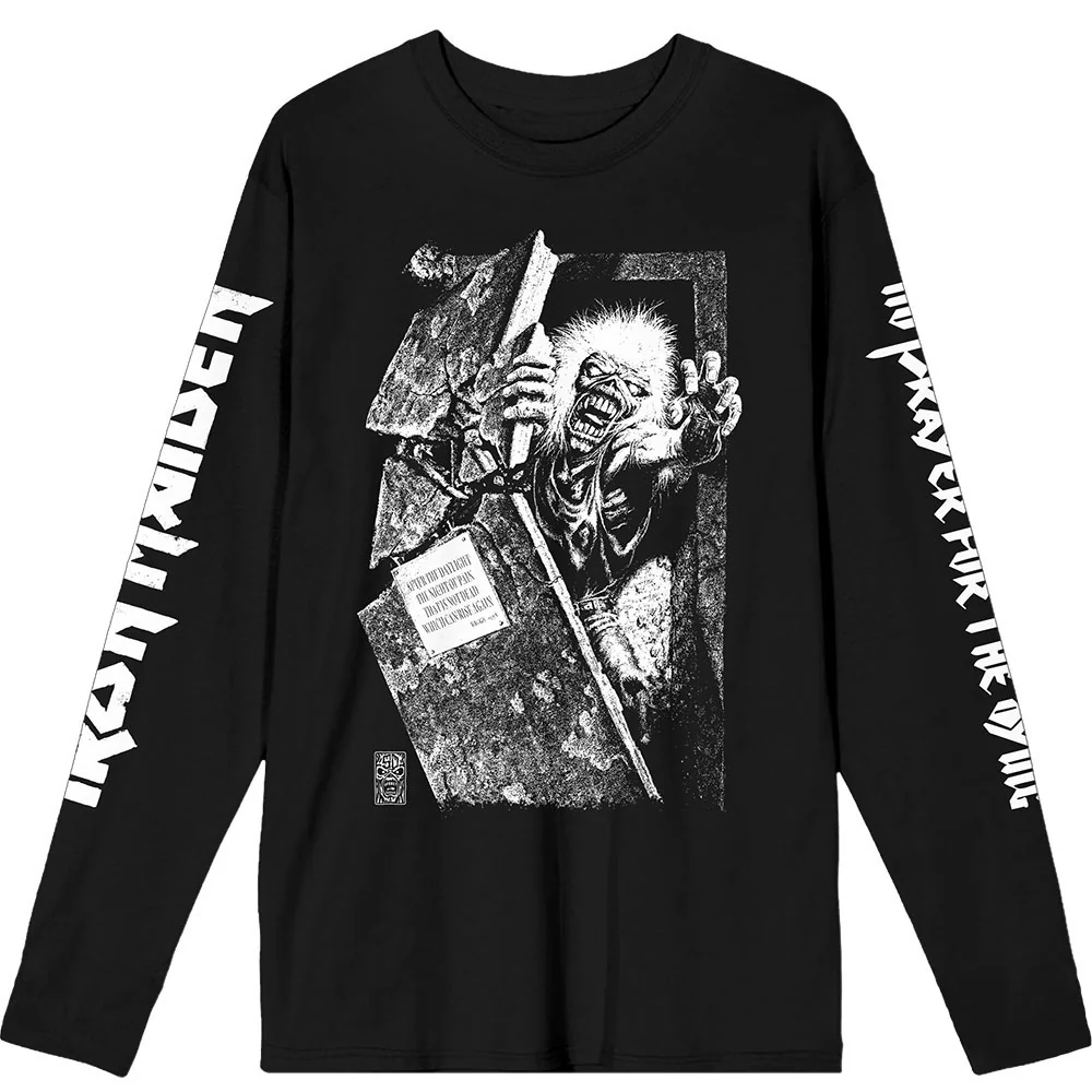 Iron Maiden No Prayer Grave Isolated Long Sleeve