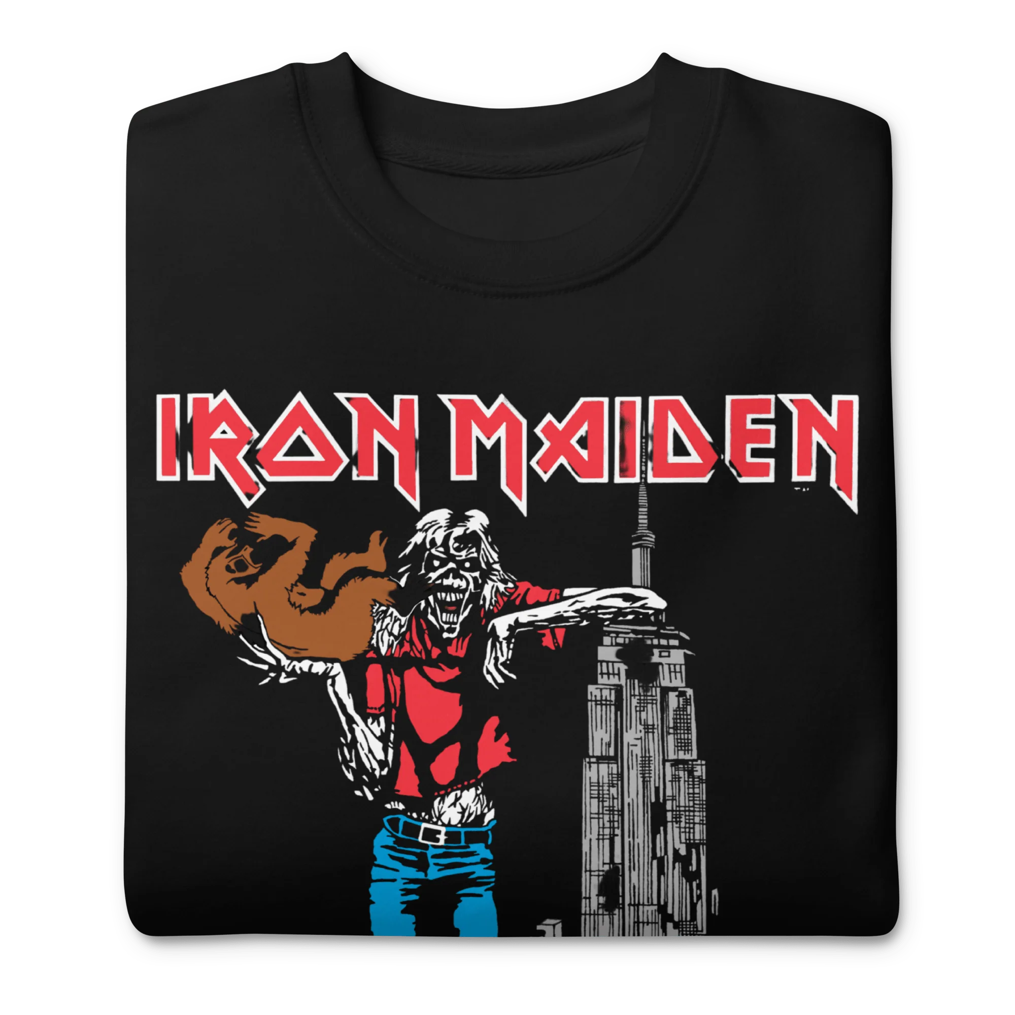 Iron Maiden - NYC 1982 Vintage Tour Sweatshirt - Image 2