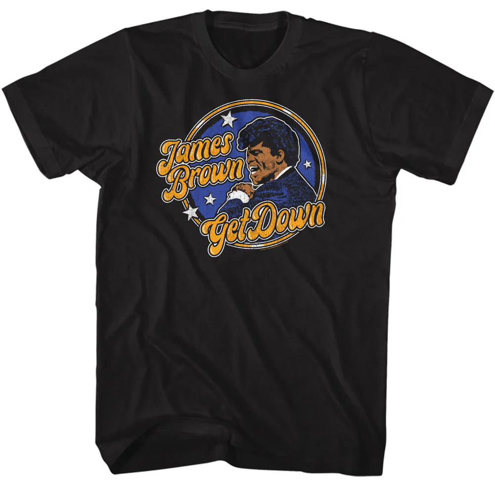 James Brown James Brown Get Down Circle T-shirt