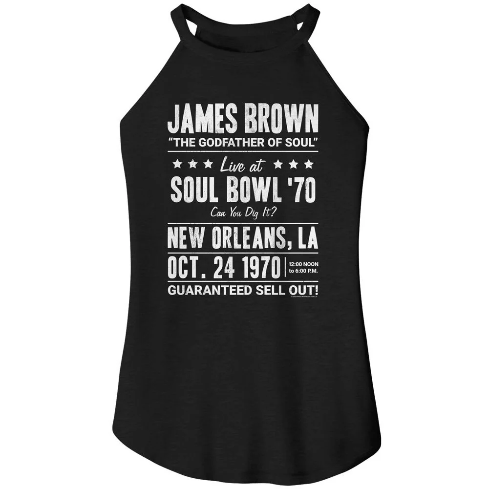 James Brown James Brown Soul Bowl 1970 Womens Tank