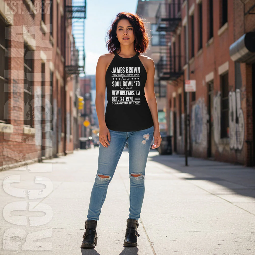 James Brown James Brown Soul Bowl 1970 Womens Tank - Image 2