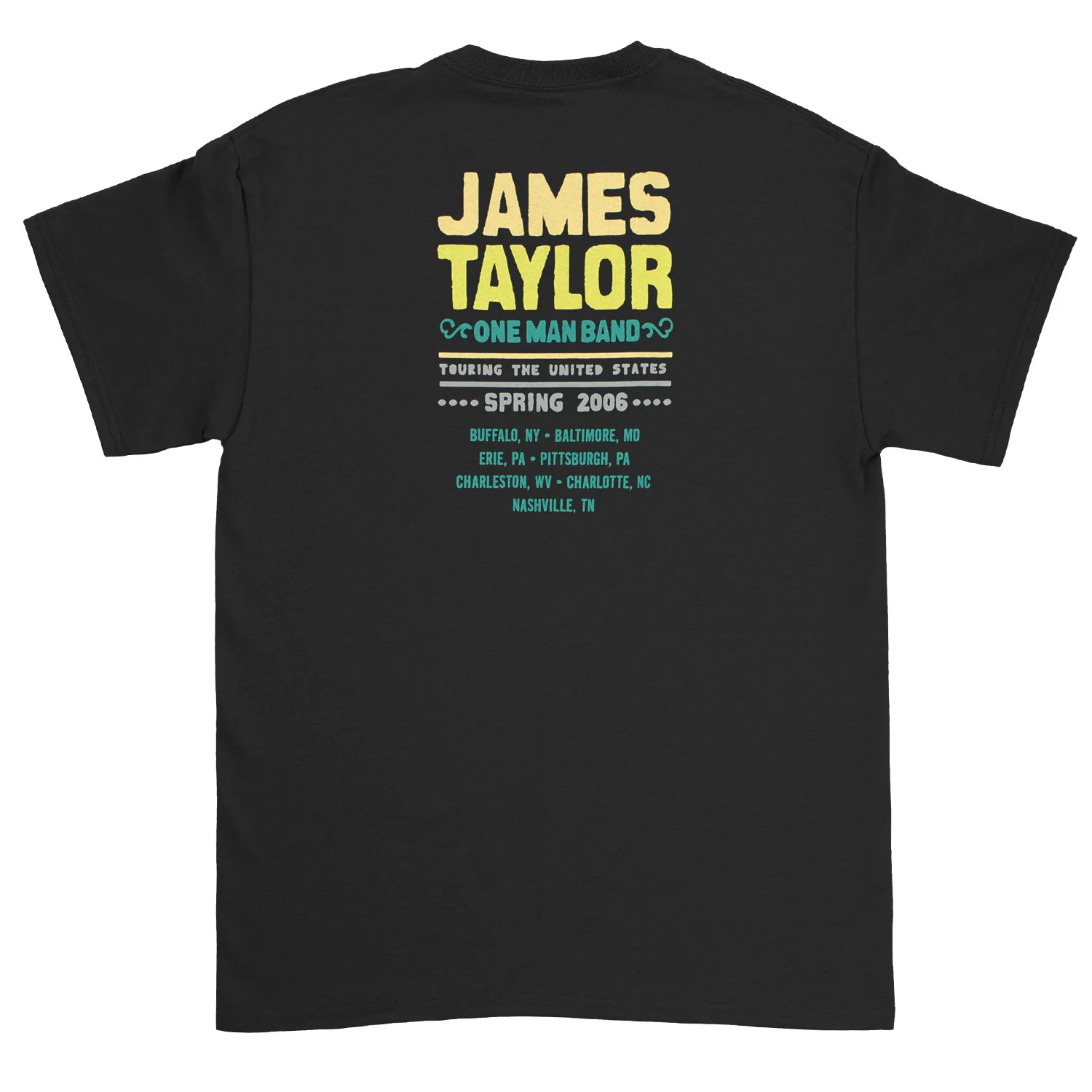 James Taylor One Man Band Tour T-shirt - Image 2