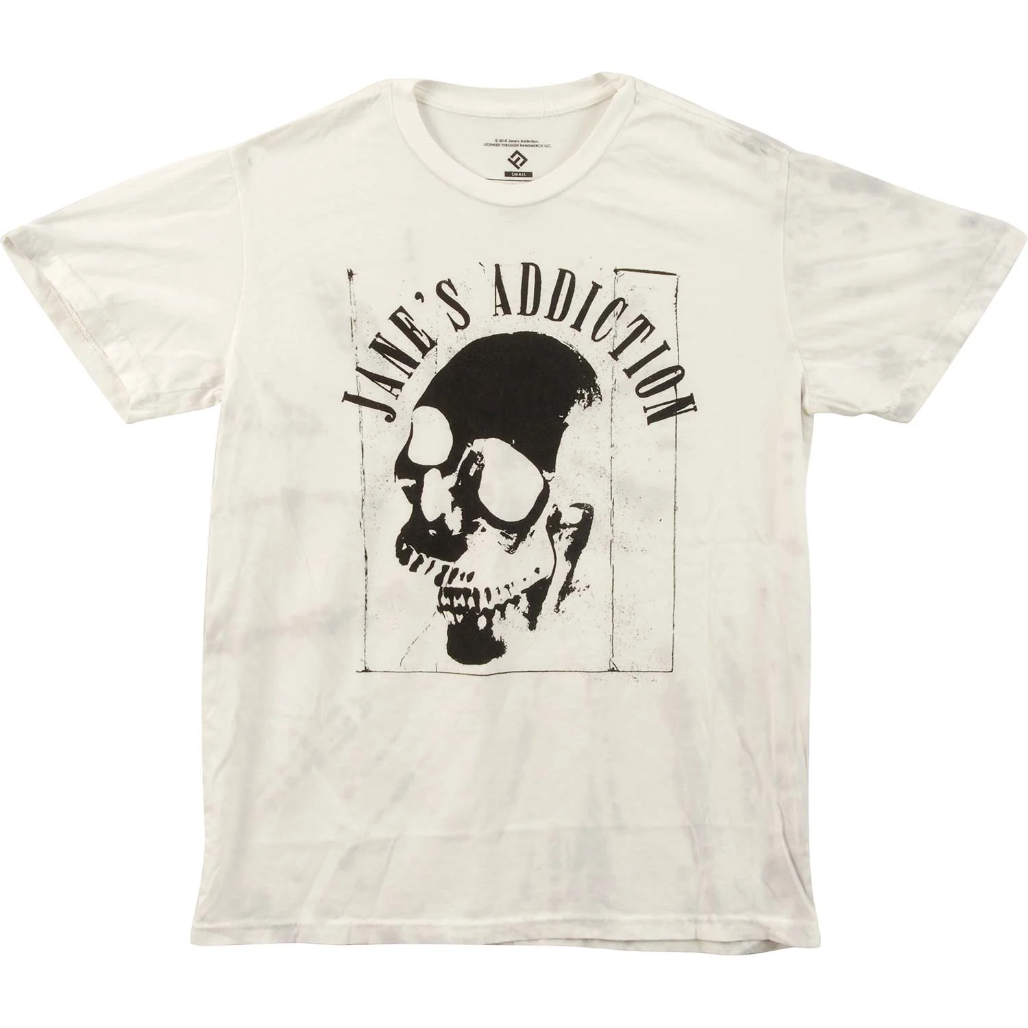 Janes Addiction Silhouette Skull Very Rare Find Tye Dye T-shirt
