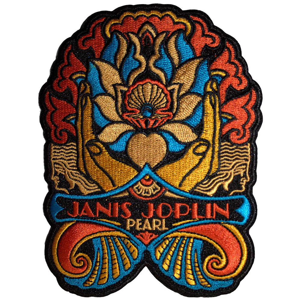 Janis Joplin Pearl Nouveau Woven Patch