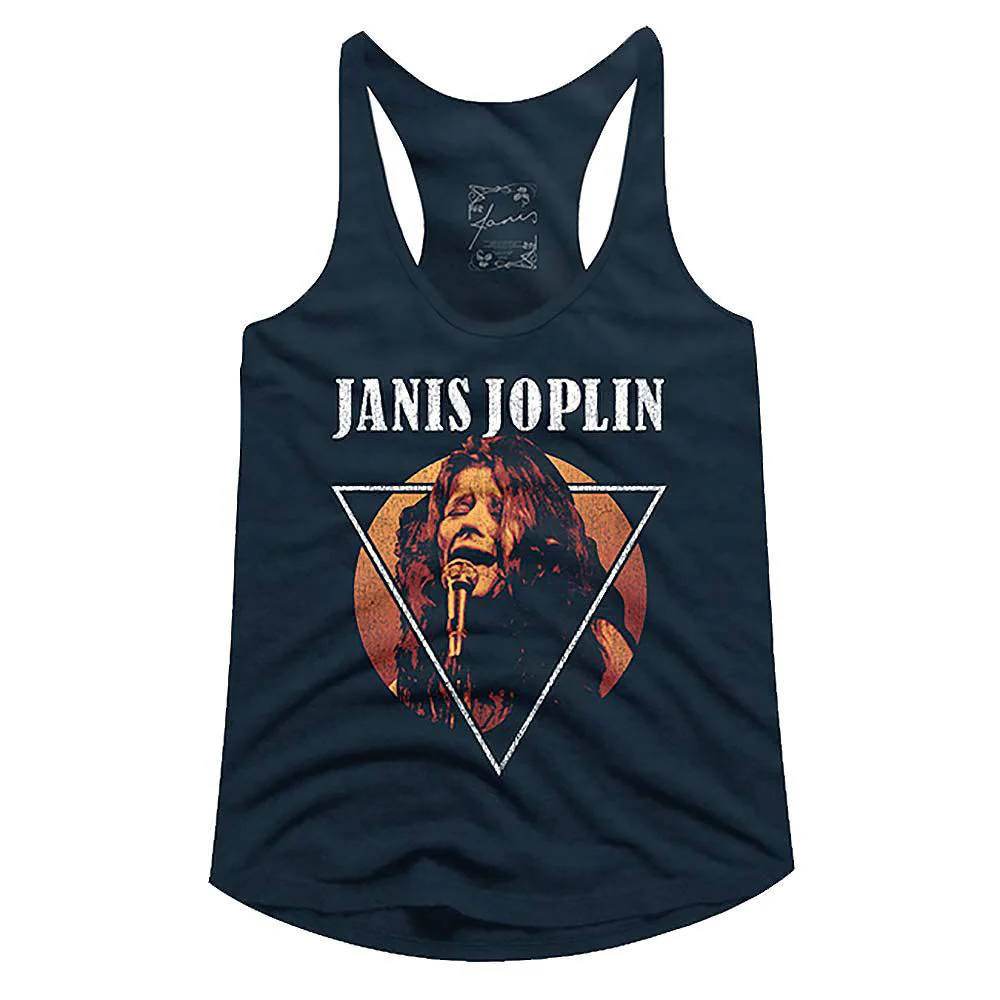 Janis Joplin Sing Triangle Junior Top