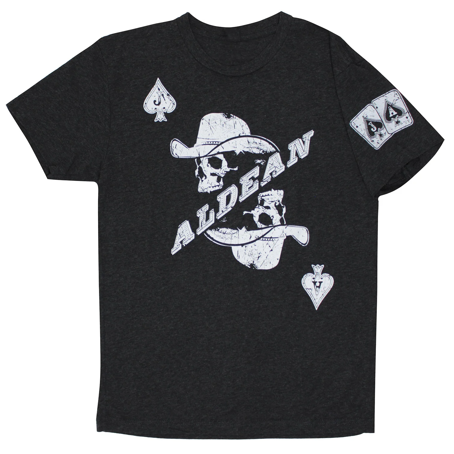 Jason Aldean Playing Card Slim Fit T-shirt
