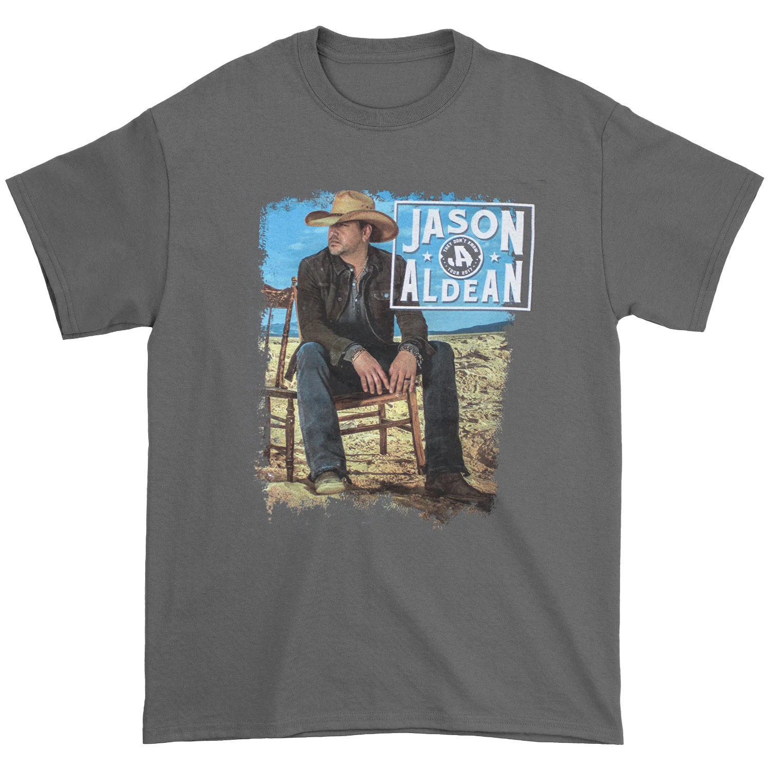 Jason Aldean They Don't Know Tour 2017 T-shirt