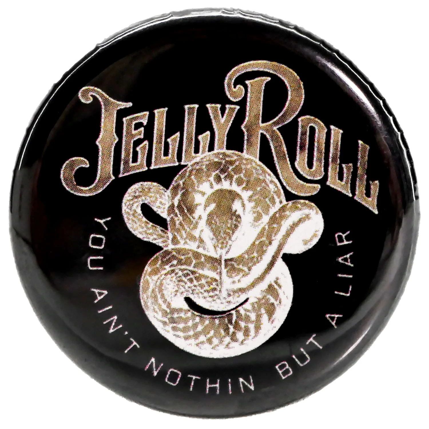 Jelly Roll Snake Button