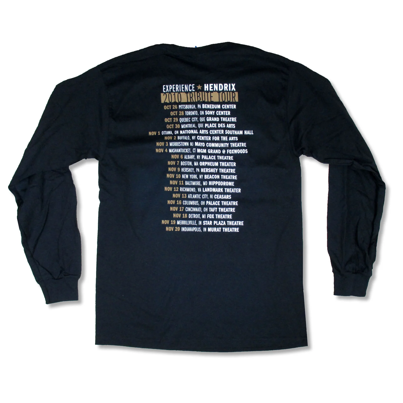 Jimi Hendrix 2010 Tribute Tour Long Sleeve Long Sleeve - Image 2