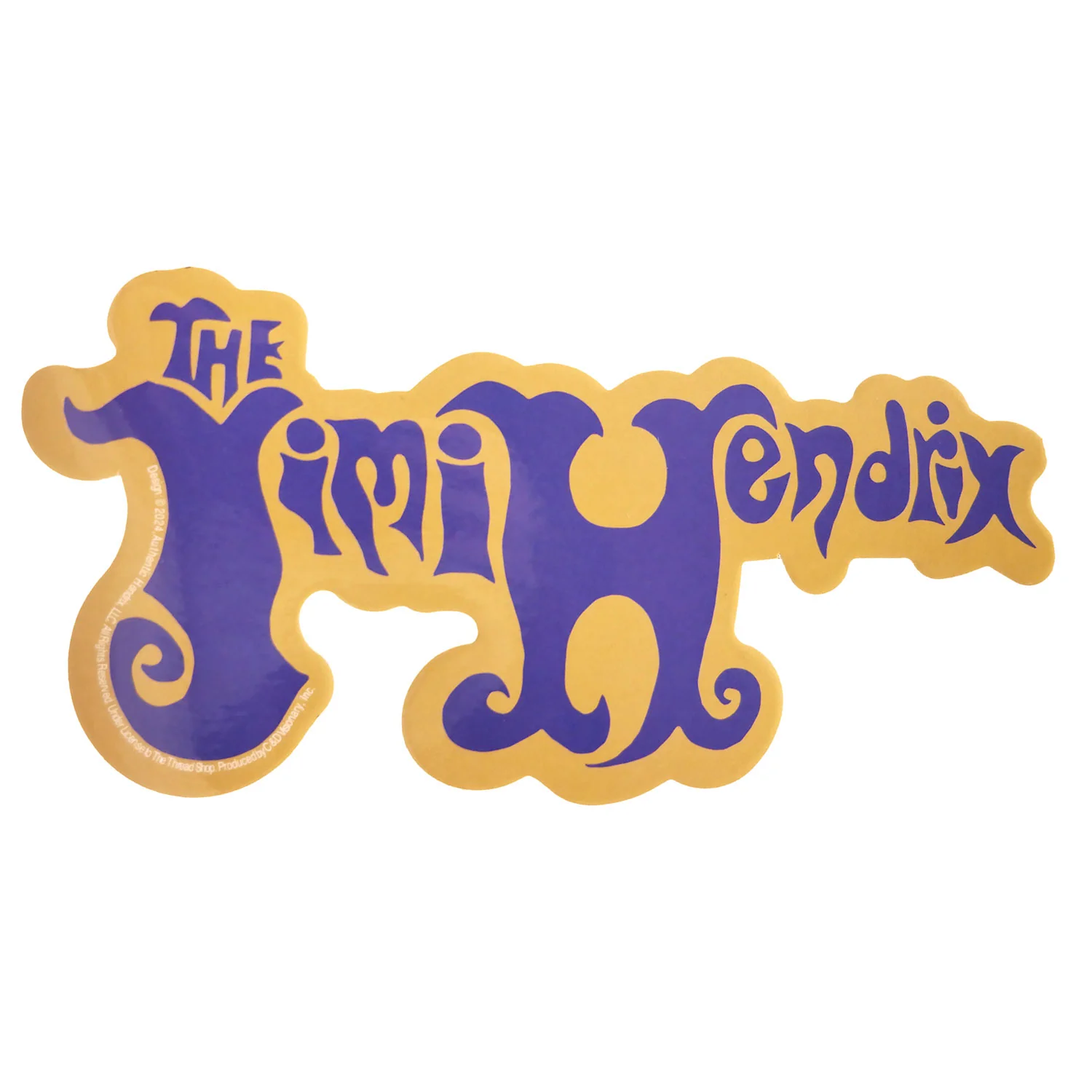 Jimi Hendrix Logo Sticker
