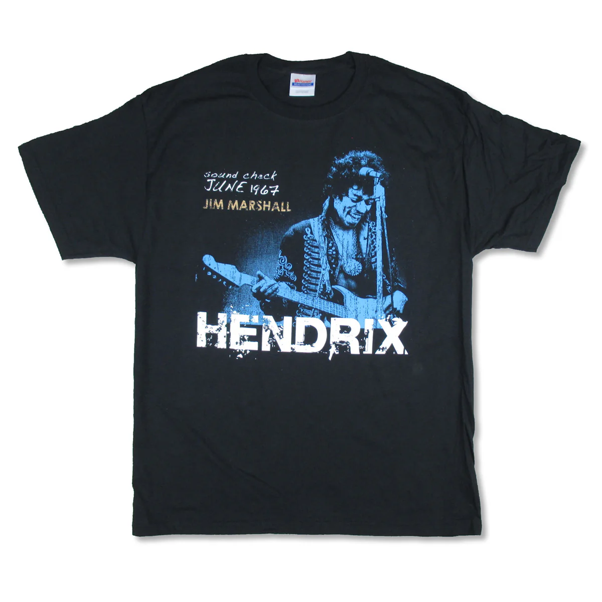 Jimi Hendrix Sound Check 1967 Jim Marshall Line T-shirt