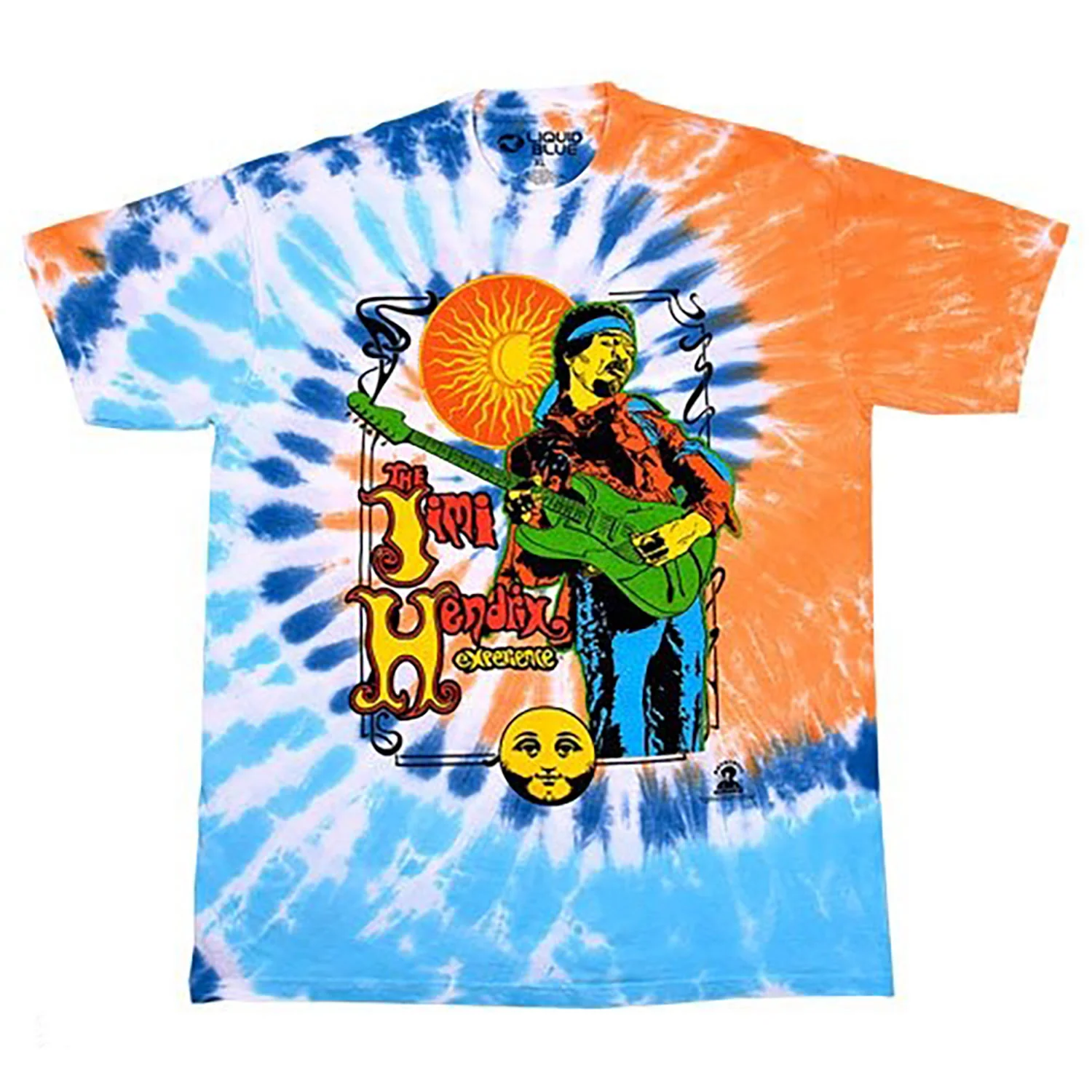 Jimi Hendrix Sun Moon Experience Tie Dye T-shirt