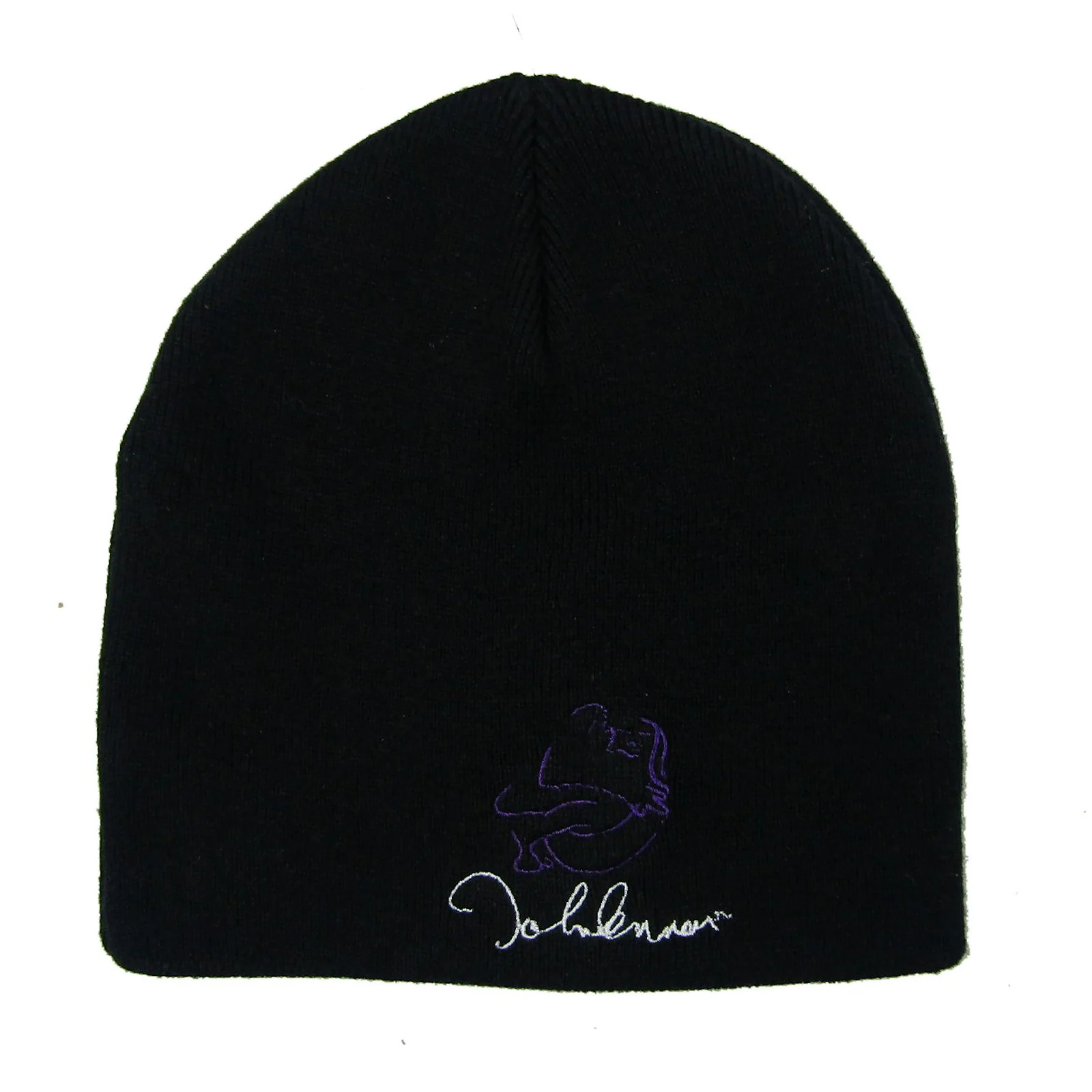 John Lennon Peace & Love Black Beanie Hat Beanie