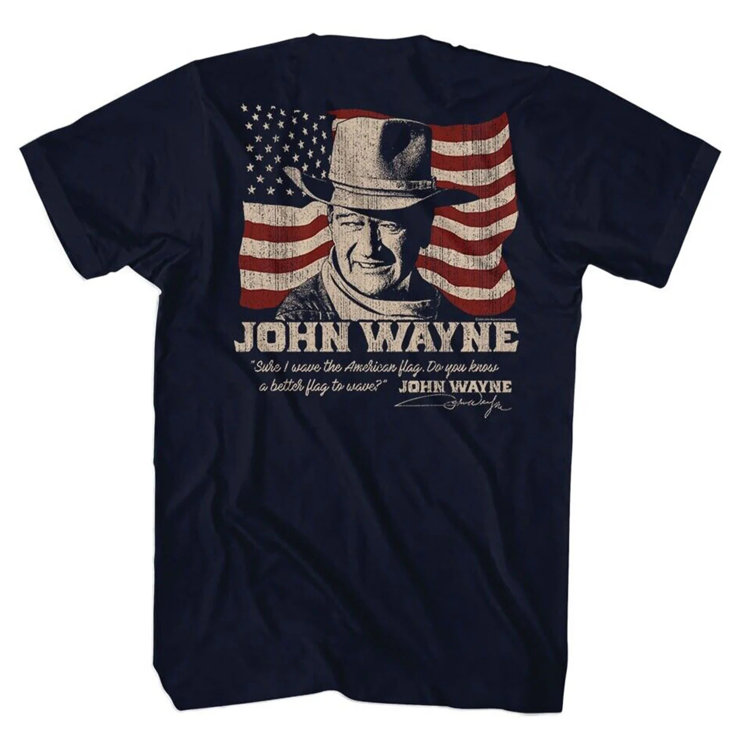 John Wayne John Wayne Better Flag 2 T-shirt - Image 2