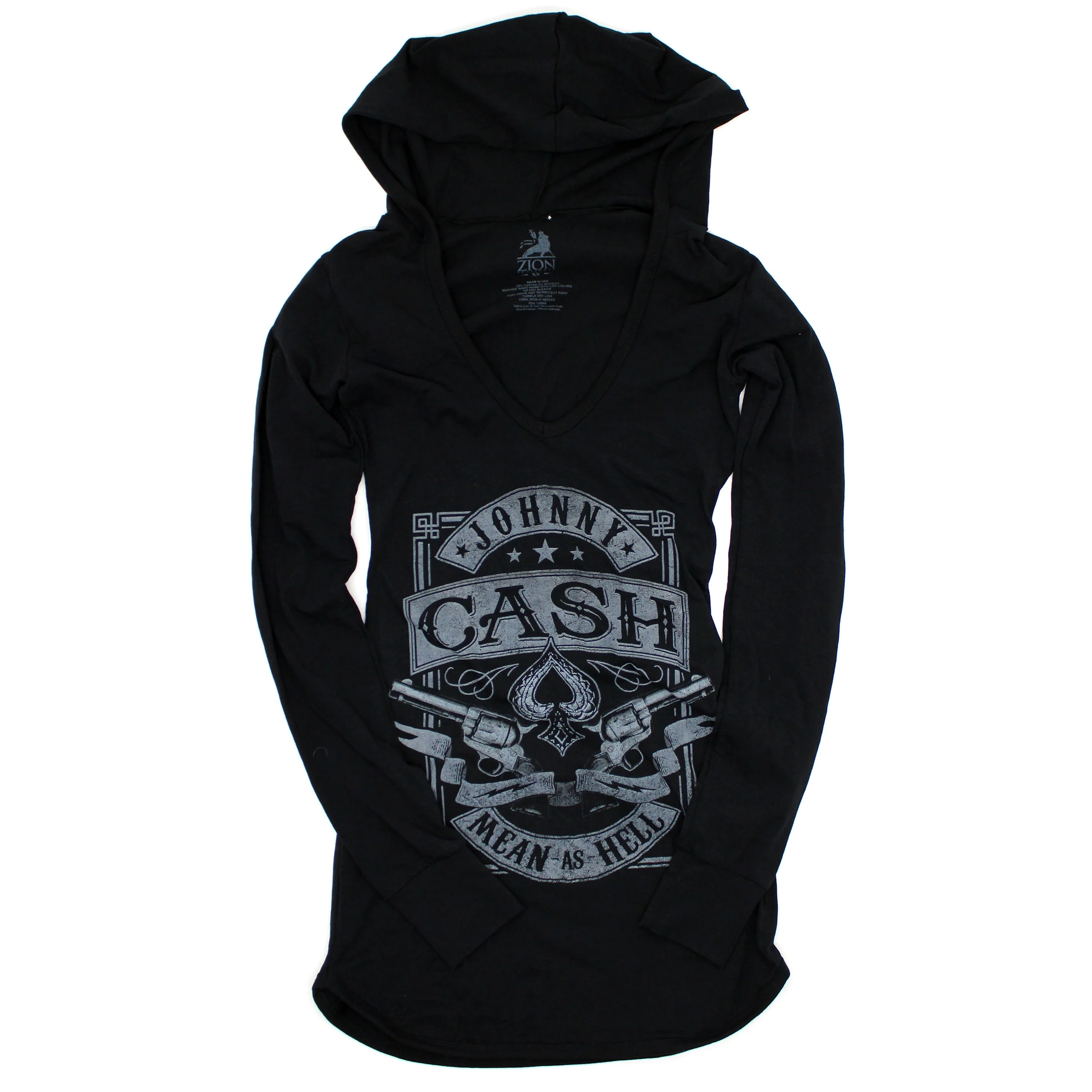 Johnny Cash Mean As Hell Junior Top