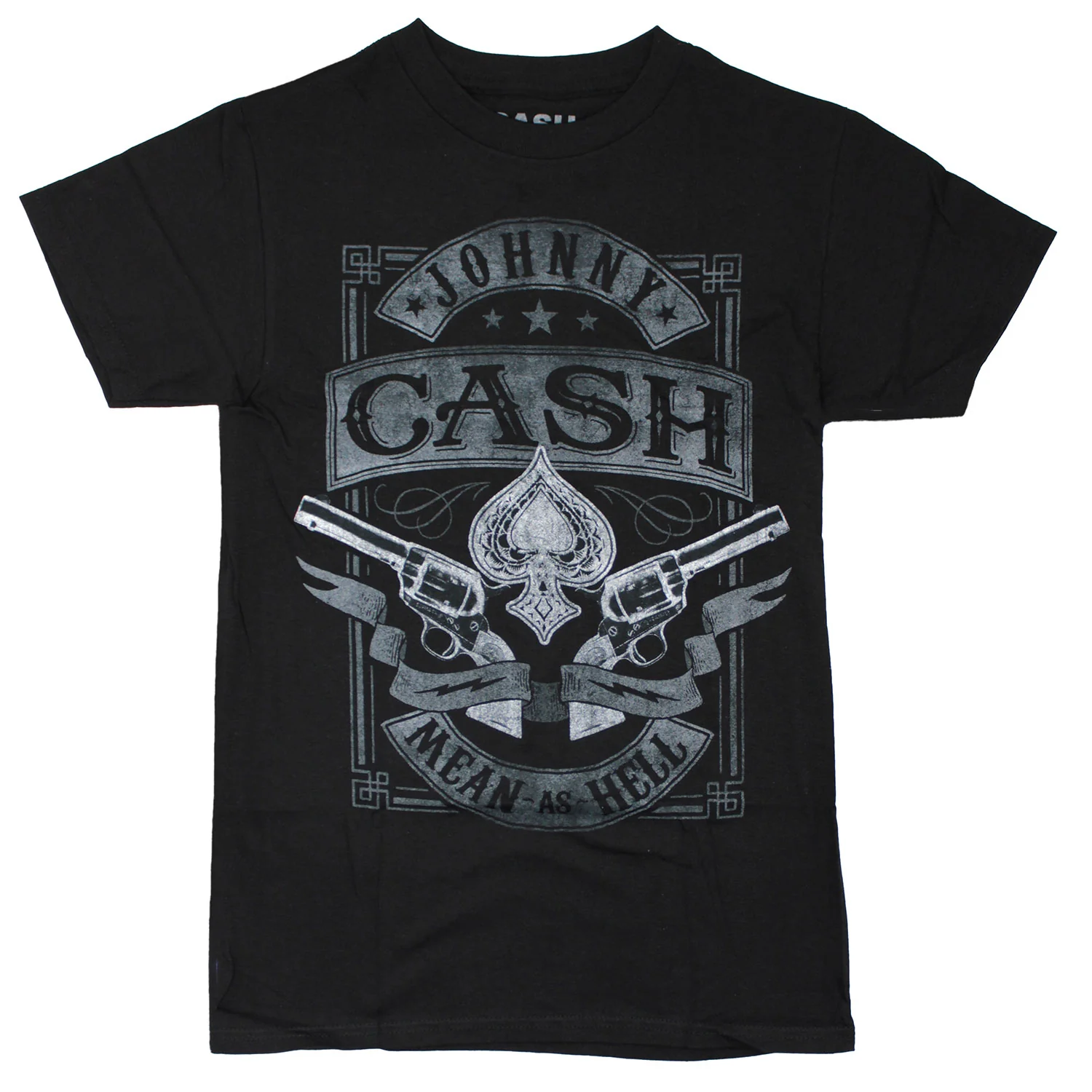 Johnny Cash Mean As Hell T-shirt