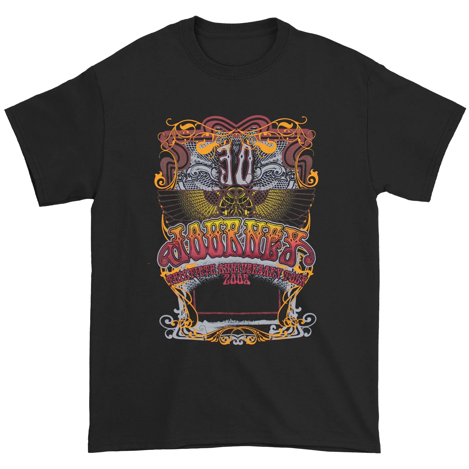 Journey 30 Thirtieth Anniversary Tour 2005 (Black) Slim Fit T-shirt
