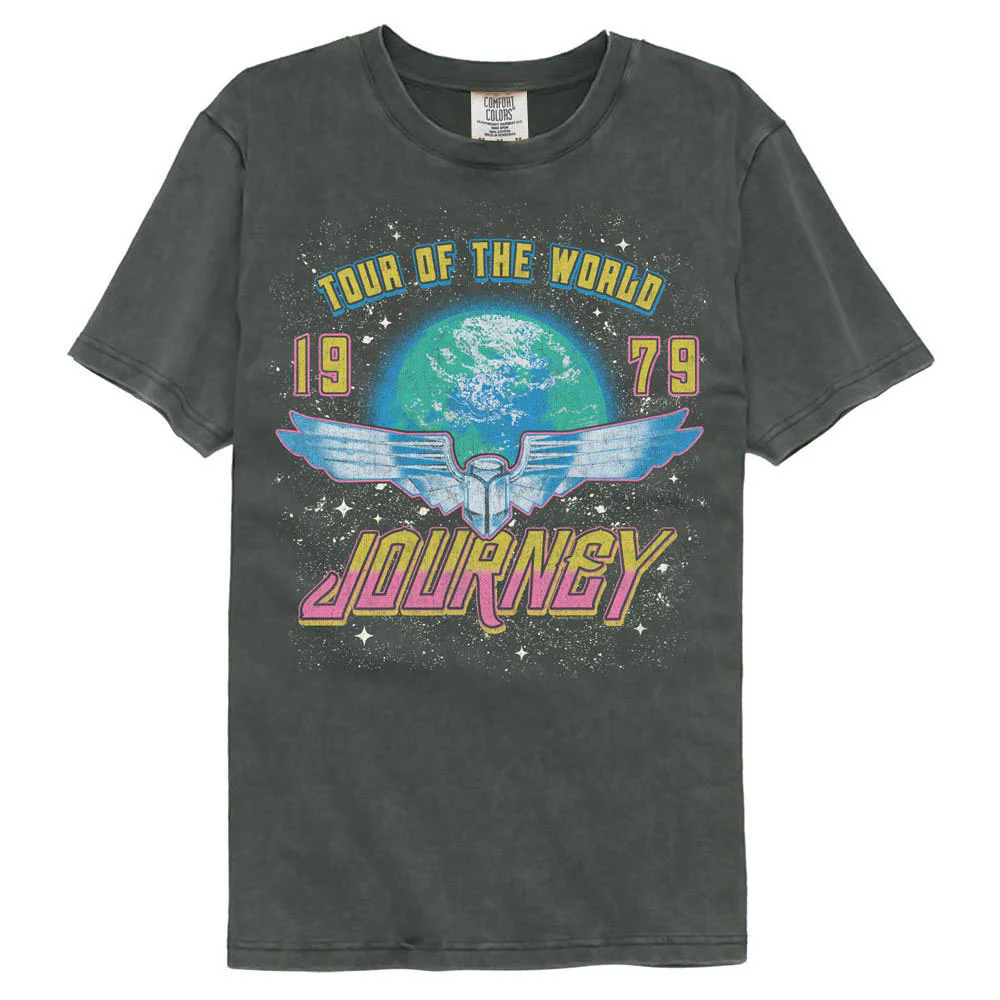 Journey Journey Tour Of The World Comfort Color T-shirt