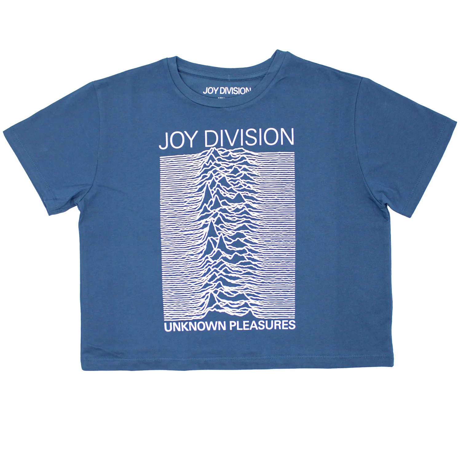Joy Division Unknown Pleasures Ladies Crop Top Junior Top