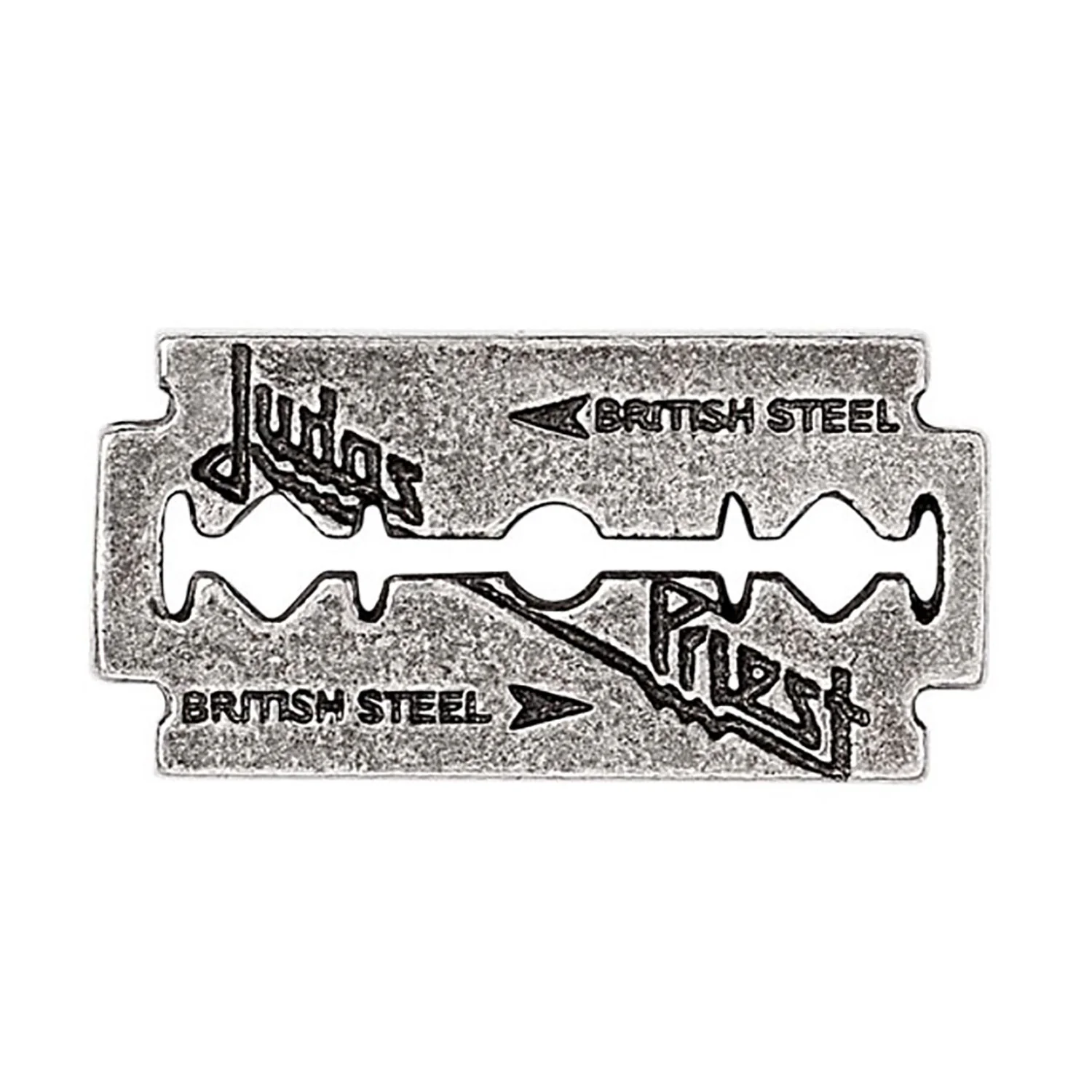 Judas Priest Razorblade Pin Badge Pewter Pin Badge