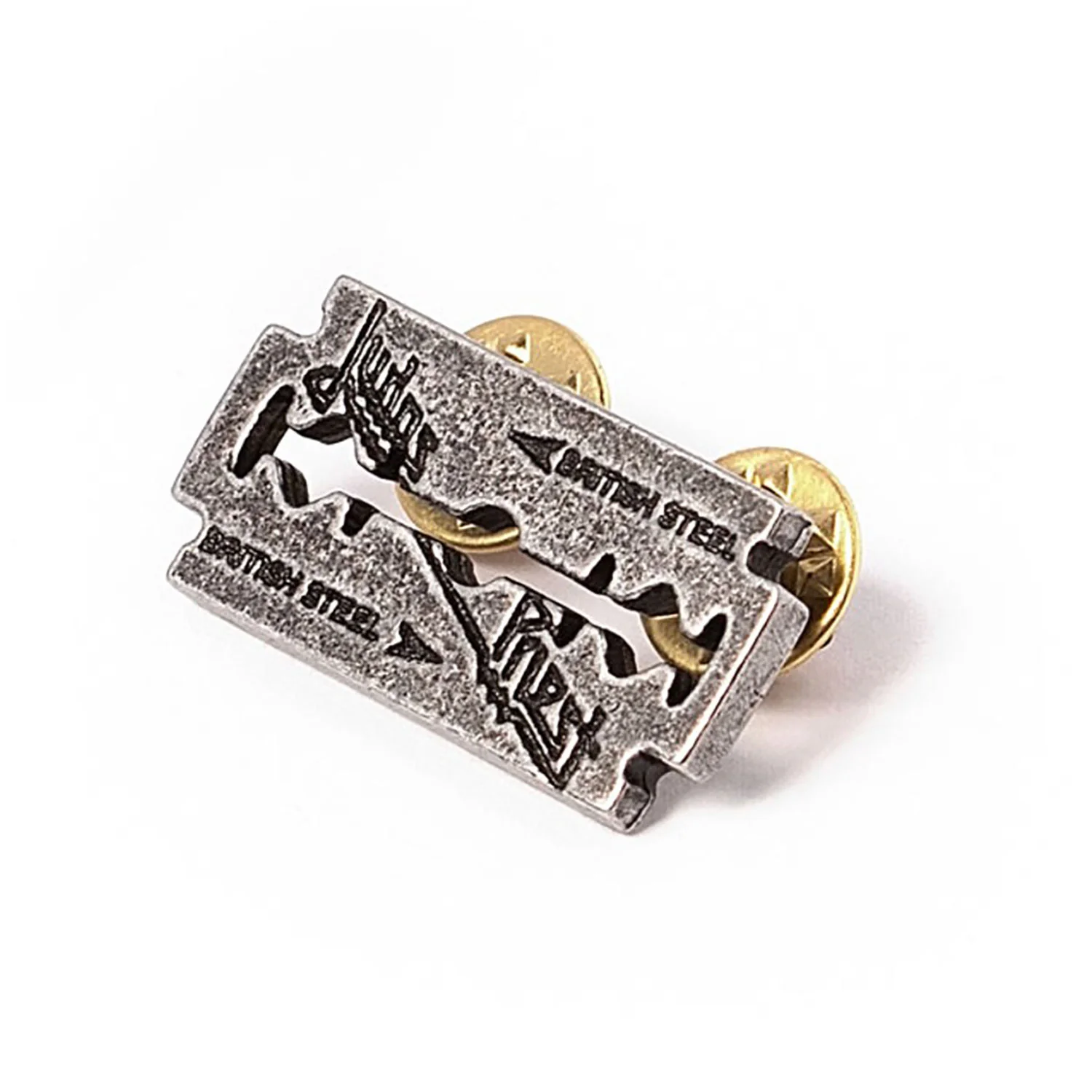 Judas Priest Razorblade Pin Badge Pewter Pin Badge - Image 2