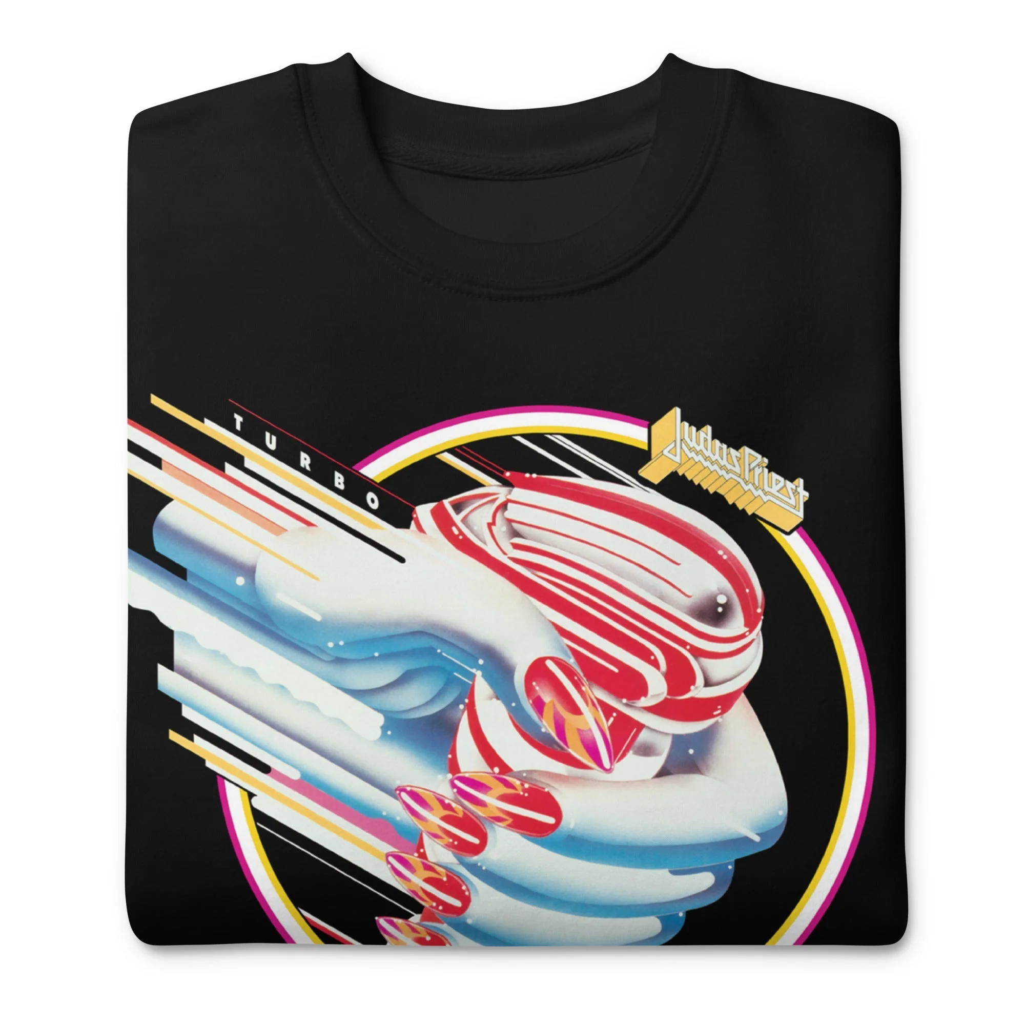 Judas Priest - Turbo Hand Jumbo Print Sweatshirt - Image 3