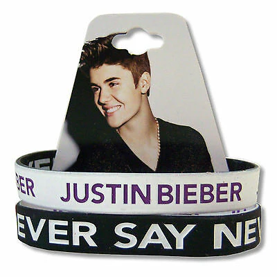 Justin Bieber Rubber Bracelet