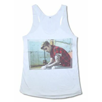 Justin Bieber Plaid Pic Tank Top Womens Tank