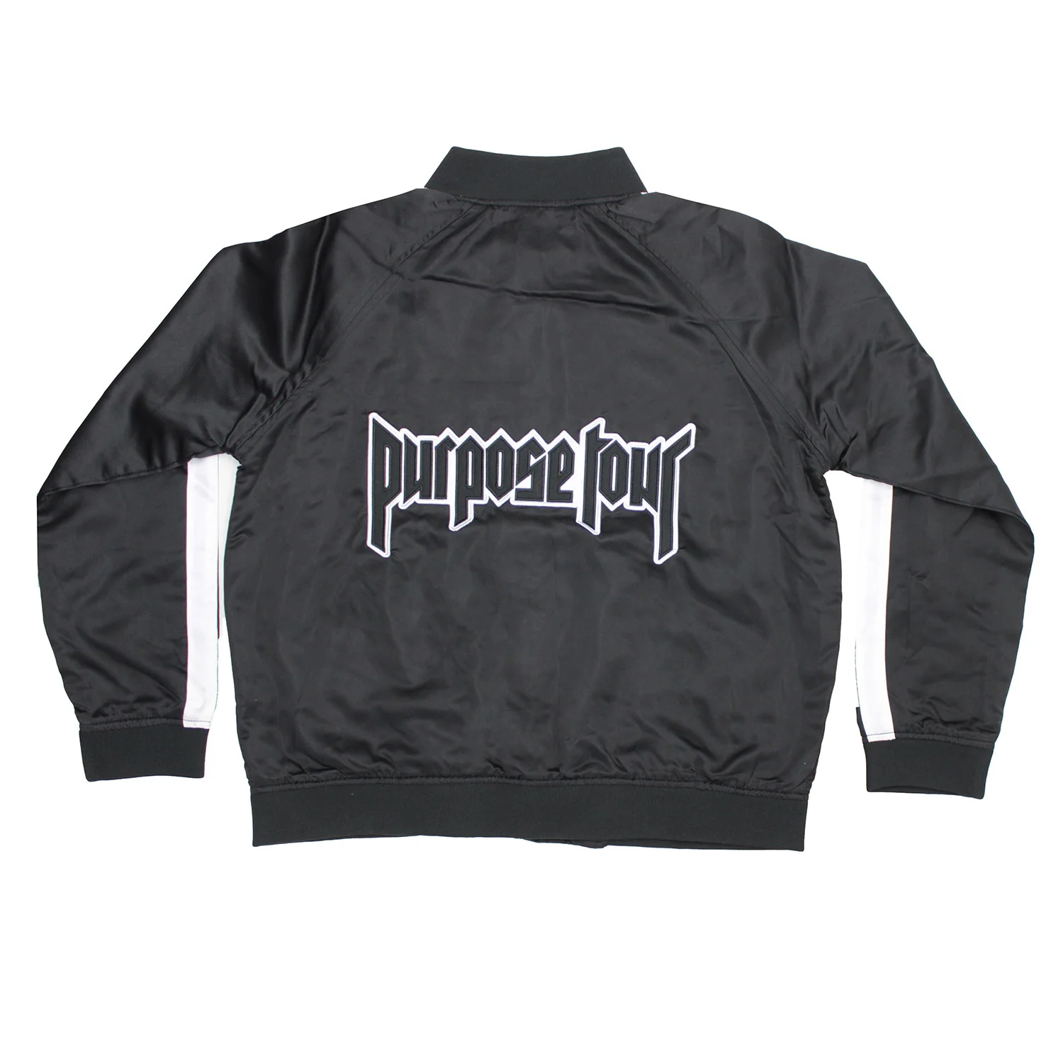 Justin Bieber Purpose Tour Embroidered Satin Jacket Jacket - Image 2