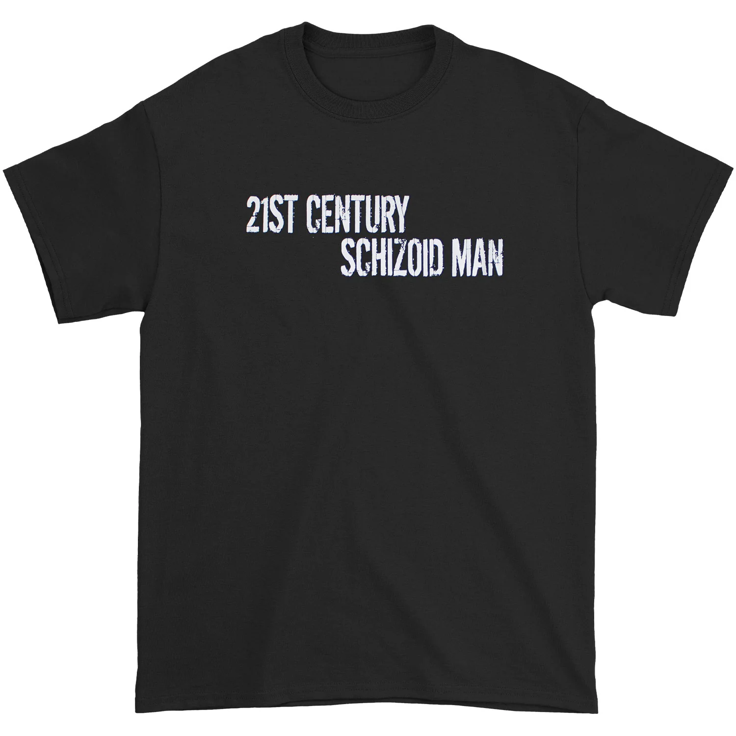 King Crimson 21st Century Schizoid Man Logo On Black T-shirt