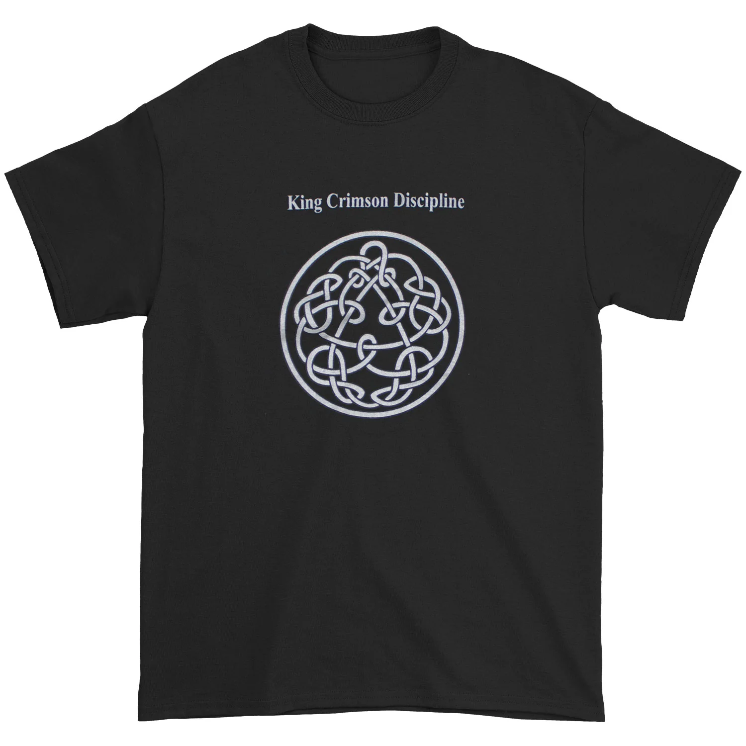 King Crimson Discipline On Black T-shirt