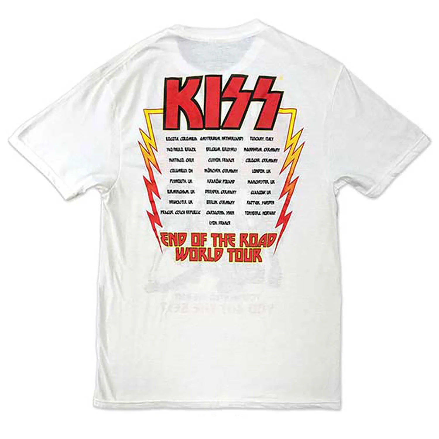 KISS End Of The Road You Got The Best T-shirt - Image 2