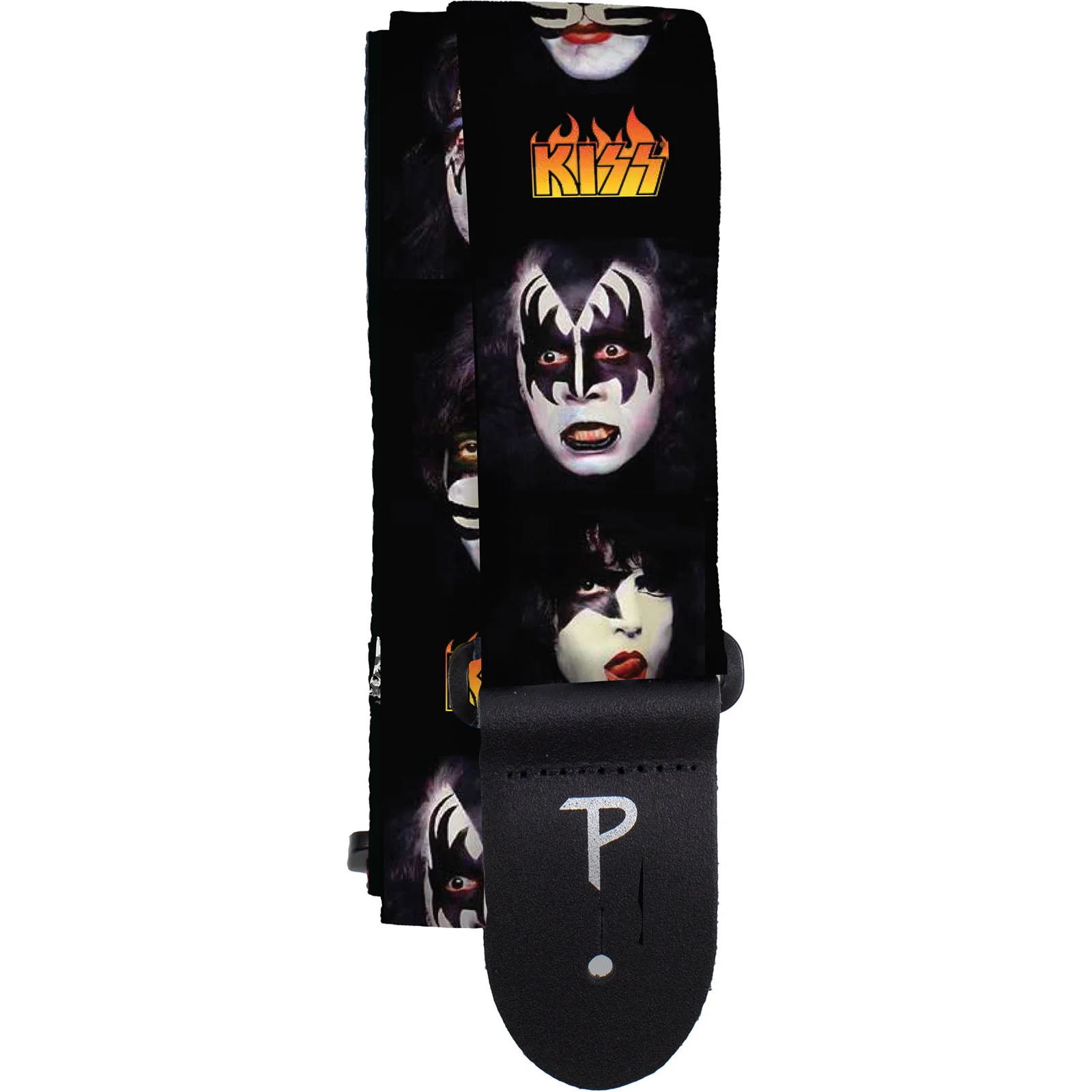 KISS Faces Guitar Strap