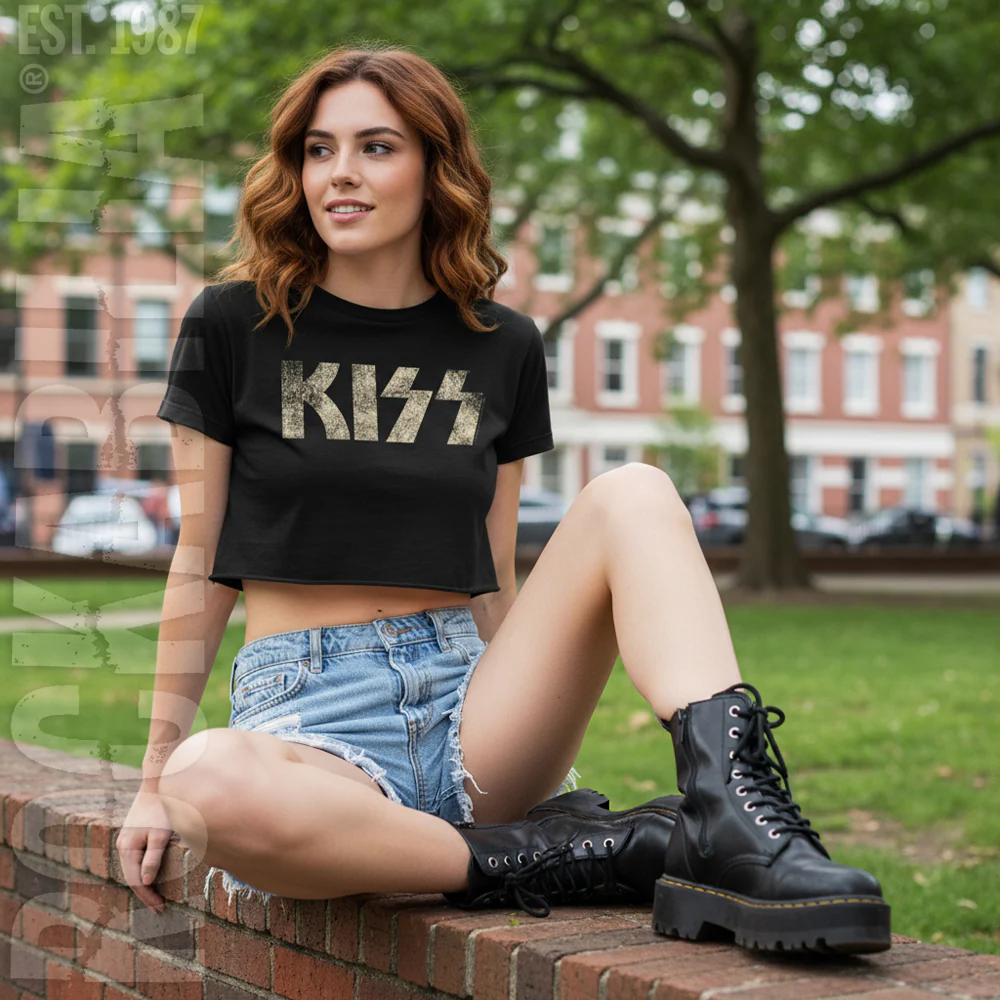 KISS Kiss Logo Junior Top - Image 2