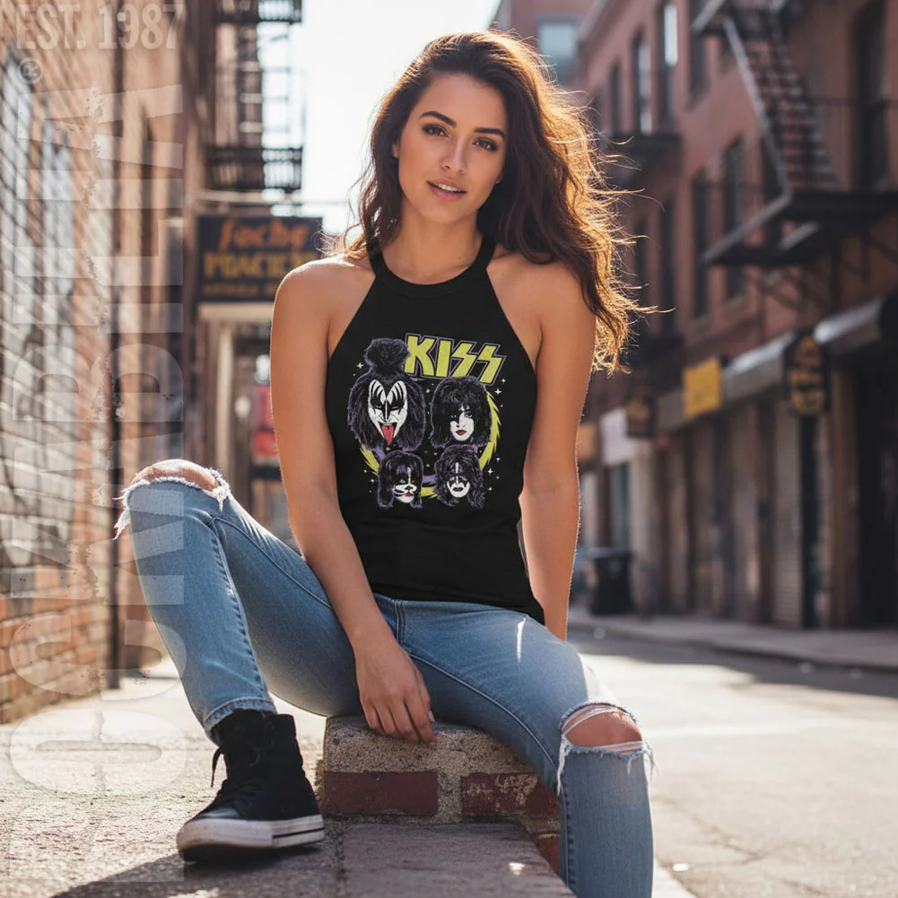 KISS Kiss Spike Circles Womens Tank - Image 2