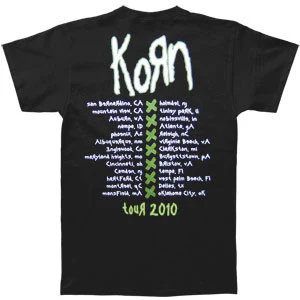 Korn Zombie Slam 2010 Tour T-shirt - Image 2