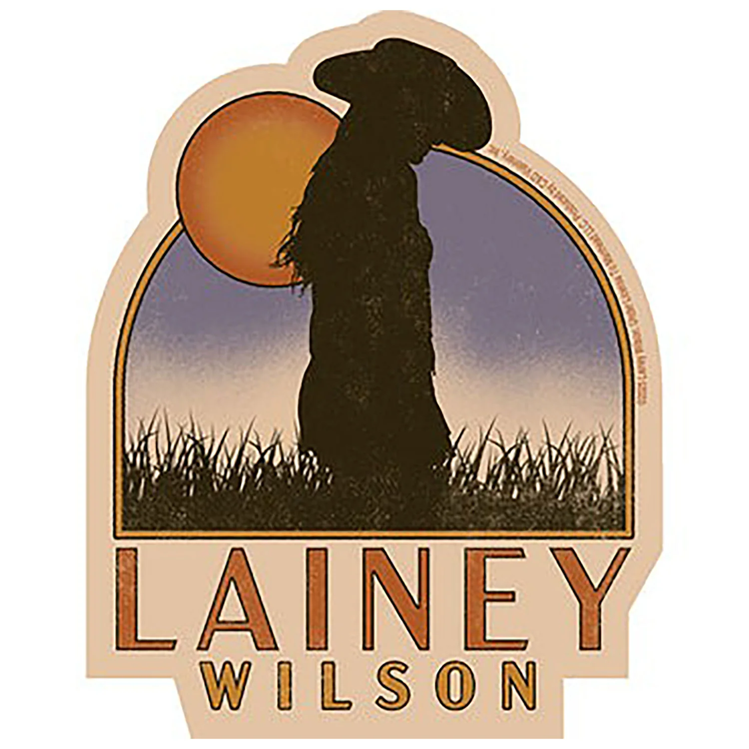 Lainey Wilson Dawn Sticker