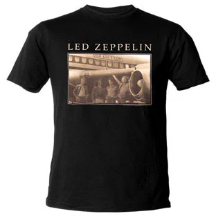 Led Zeppelin Plane Picture T-shirt